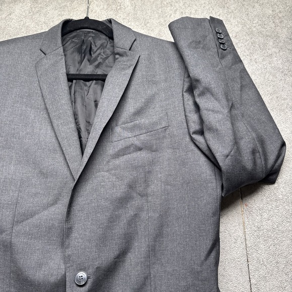 J Lindeberg Gray Wool Blazer Sport Coat Tailored Modern Fit‎ Men's 50R